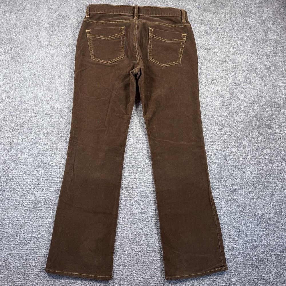 Gap Vintage Corduroy Pants Womens 8R Brown Low Rise Bootcut Stretch Cotton 32x31